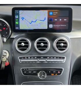 Autoradio Android Mercedes Classe C W205 2014-2021 Apple CarPlay 12,3 pollici