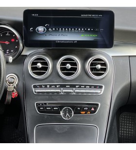 Autoradio Android Mercedes Classe C W205 2014-2021 Apple CarPlay 12,3 pollici