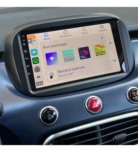 Autoradio Android Fiat 500X 2015-2022 Apple CarPlay 10 pollici