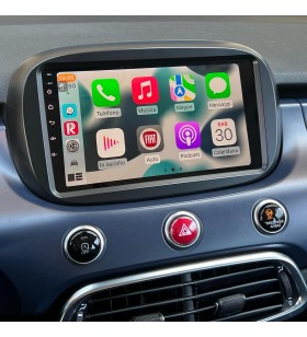 Autoradio Android Fiat 500X 2015-2022 Apple CarPlay 10 pollici