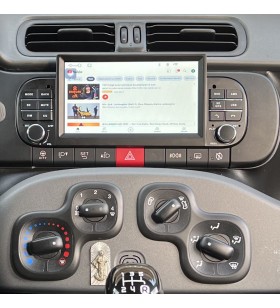 Autoradio Android Fiat Panda 2012-2020 Apple CarPlay 7 pollici