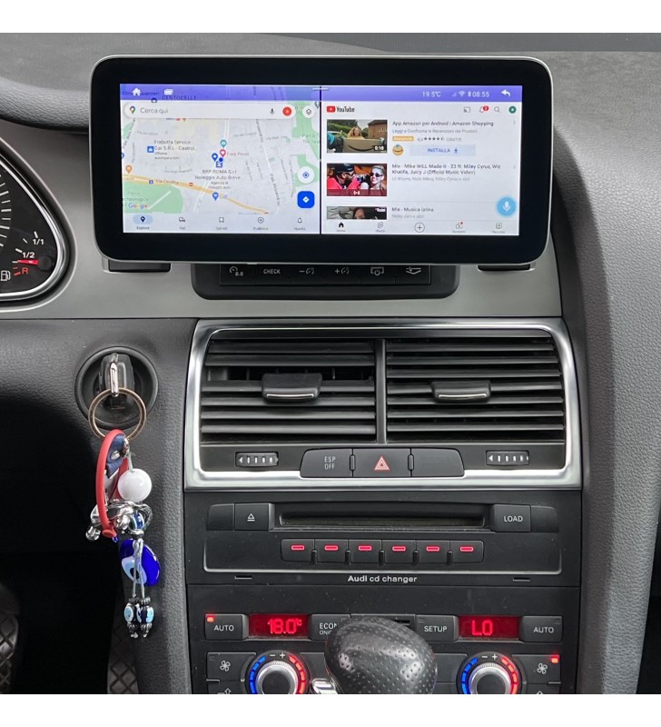 Autoradio Android Audi Q7 2005-2015 Apple CarPlay 10,25 pollici
