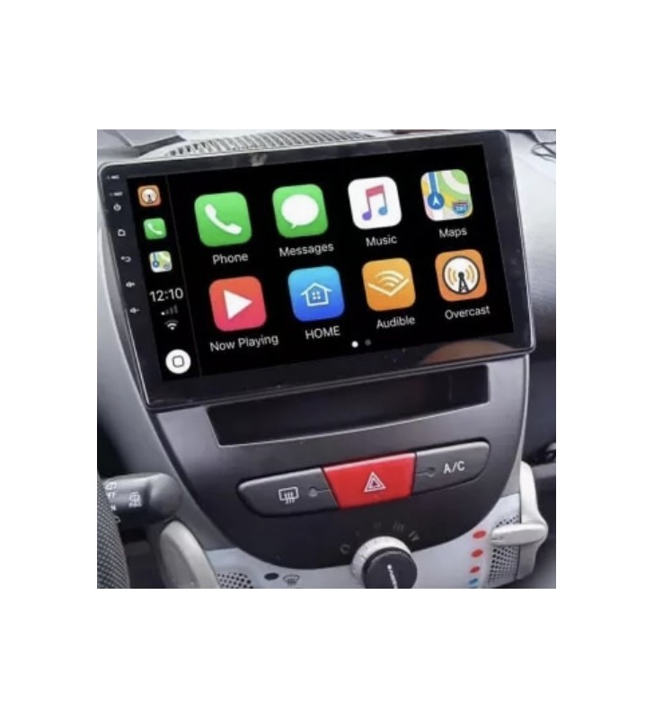 Autoradio Android Peugeot 107 2005-2014 Apple CarPlay 10 pollici