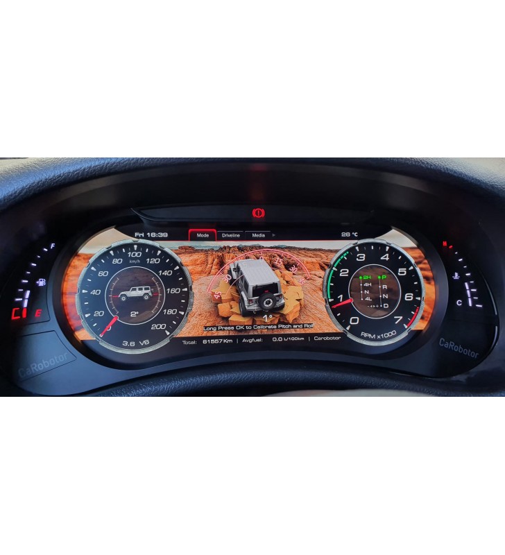 Virtual Cockpit Jeep Wrangler JK