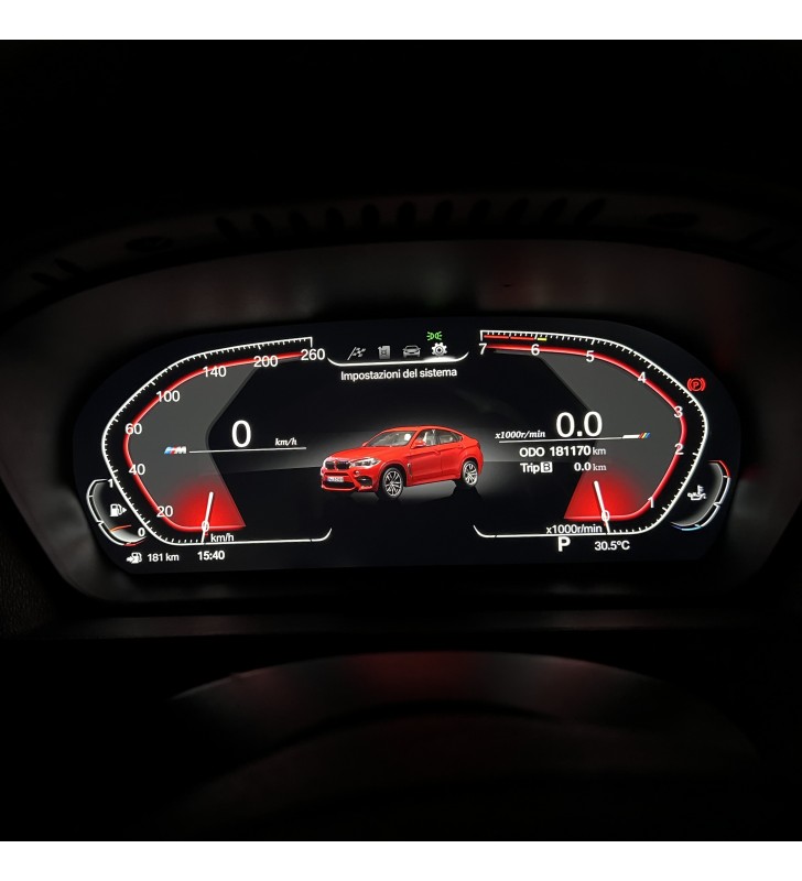 Virtual Cockpit BMW X5 E70 12,3 pollici
