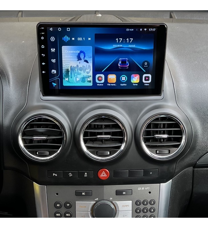 Autoradio Android Opel Antara 2006-2015 Apple CarPlay 10 pollici