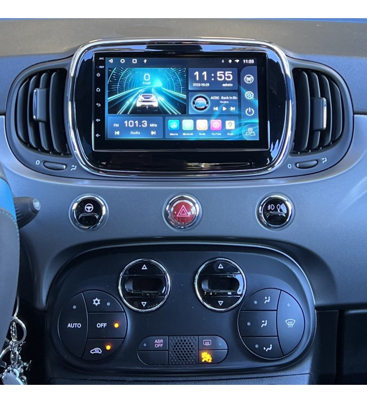 Autoradio Android Fiat 500 2007-2015 Apple CarPlay 7 pollici