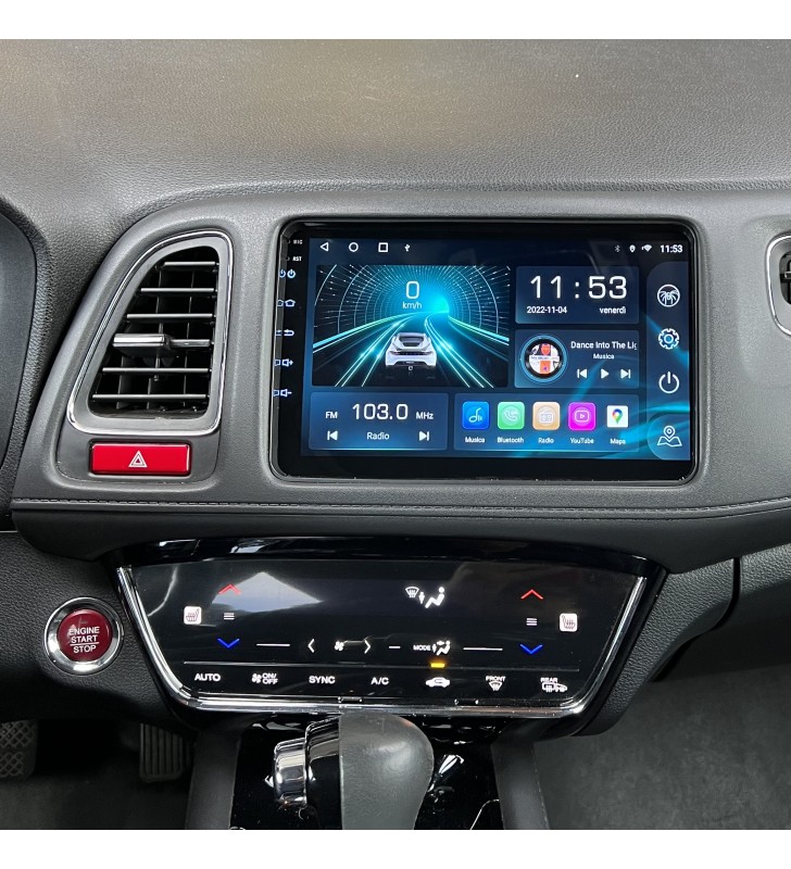 Autoradio Android Honda HR-V 2015-2022 Apple CarPlay 8 pollici