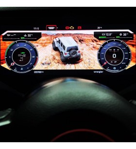 Virtual Cockpit multimediale Jeep Wrangler JL e Gladiator JT 10,25 pollici