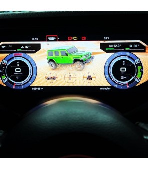 Virtual Cockpit multimediale Jeep Wrangler JL e Gladiator JT 10,25 pollici