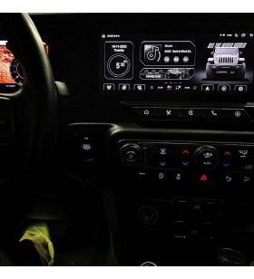 Virtual Cockpit multimediale Jeep Wrangler JL e Gladiator JT 10,25 pollici