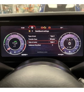 Virtual Cockpit multimediale Jeep Wrangler JL e Gladiator JT 10,25 pollici
