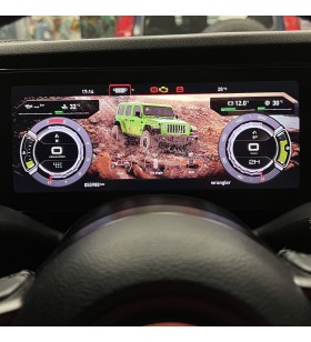 Virtual Cockpit multimediale Jeep Wrangler JL e Gladiator JT 10,25 pollici