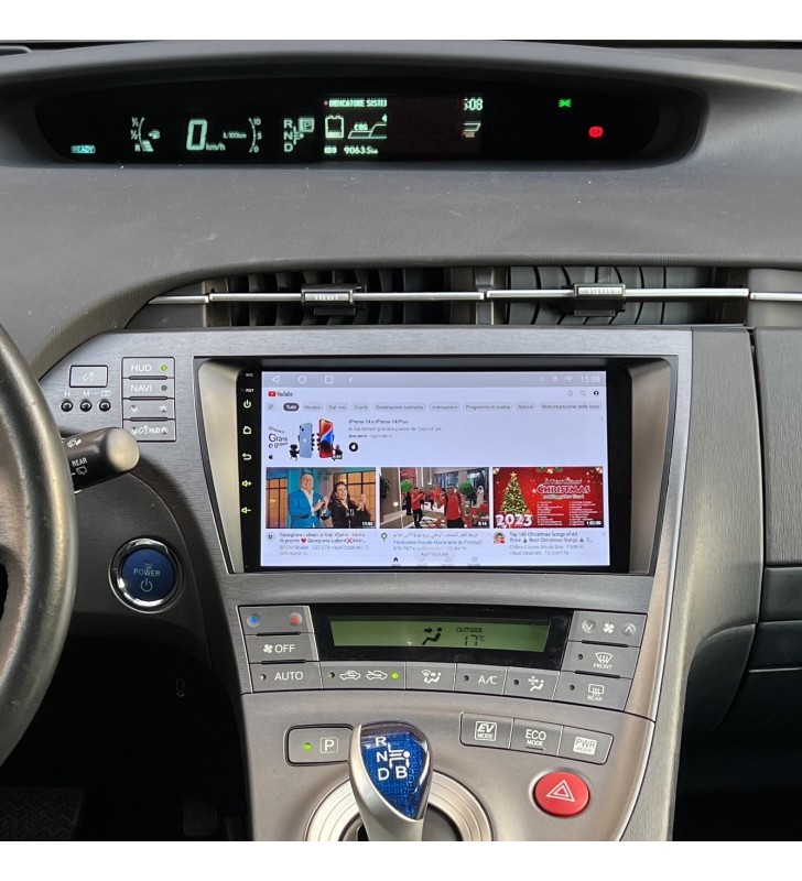 Autoradio Android Toyota Prius XW30 2009-2015 Apple CarPlay 9 pollici