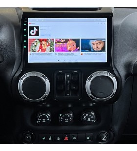 Autoradio Android Jeep Wrangler 2007-2018 Apple CarPlay 10 pollici