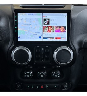 Autoradio Android Jeep Wrangler 2007-2018 Apple CarPlay 10 pollici