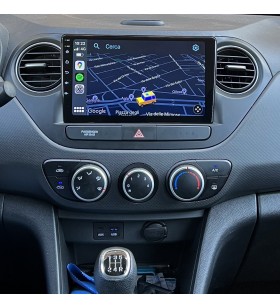 Autoradio Android Hyundai i10 2013-2019 Apple CarPlay 10 pollici