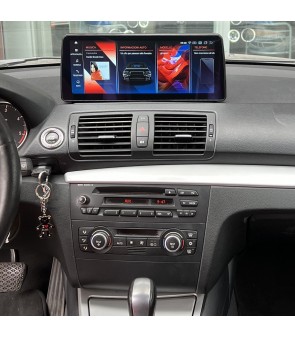 Autoradio Android BMW Serie 1 E8x 2004-2013 Apple CarPlay 12,3 pollici