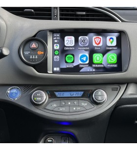 Autoradio Android Toyota Yaris XP130 2011-2020 Apple CarPlay 9 pollici