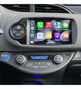 Autoradio Android Toyota Yaris XP130 2011-2020 Apple CarPlay 9 pollici