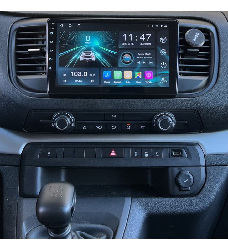 Autoradio Android Toyota Proace II 2016-2023 Apple CarPlay 10 pollici