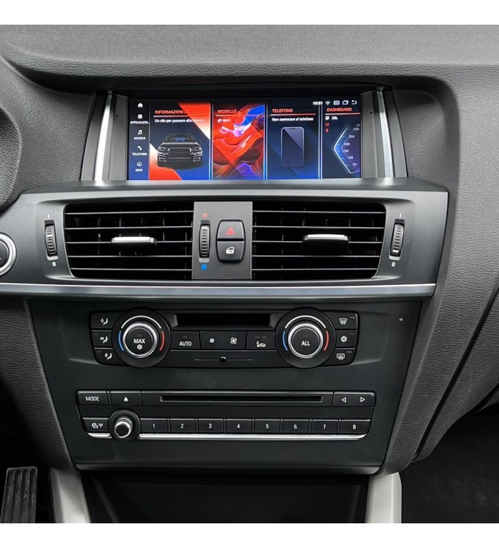 Autoradio Android BMW X4 F26 2014-2018 Apple CarPlay 8,8 pollici