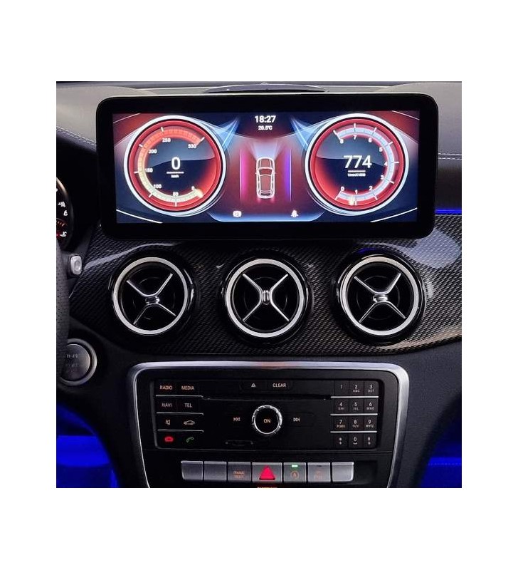 Autoradio Android Mercedes CLA C117 X117 2013-2018 12,3 pollici