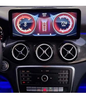 Autoradio Android Mercedes CLA C117 X117 2013-2018 12,3 pollici