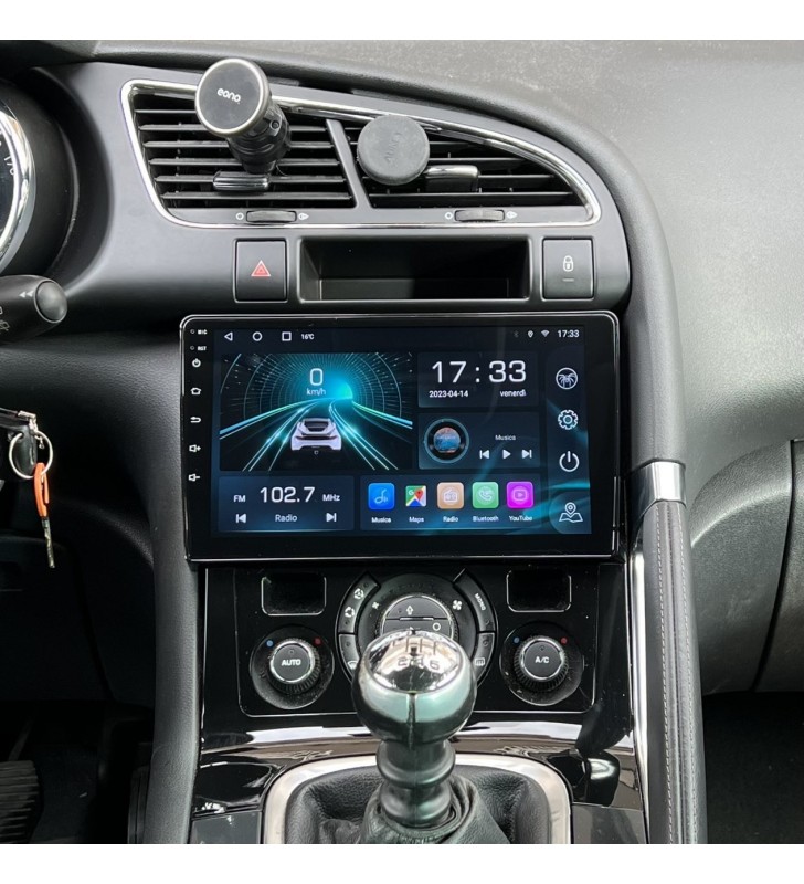 Autoradio Android Peugeot 3008 2009-2016 Apple CarPlay 10 pollici