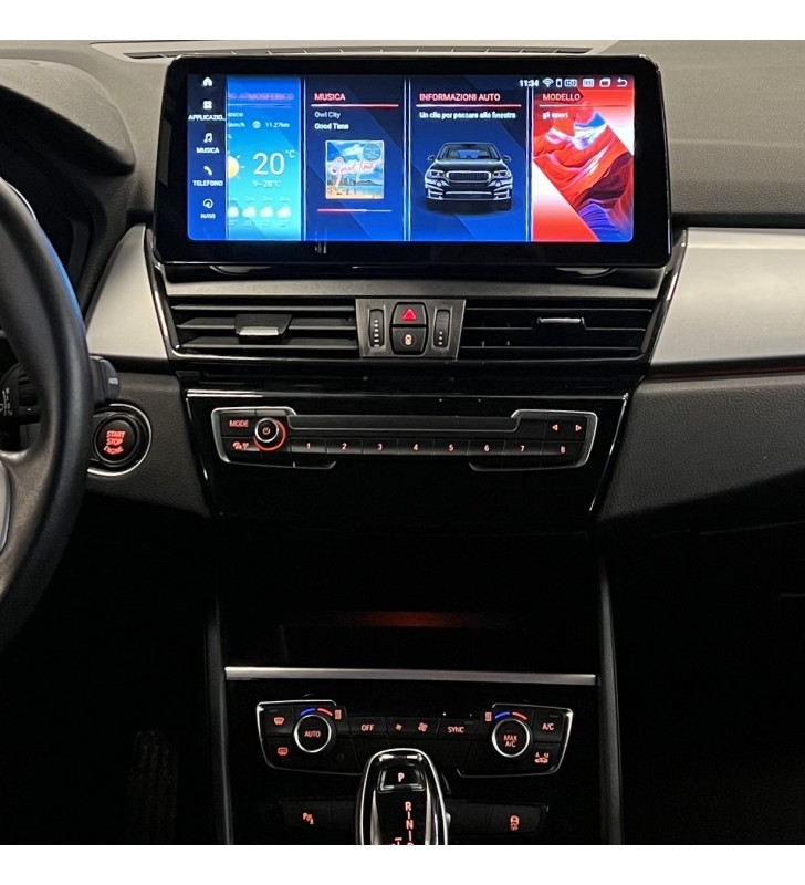 Autoradio Android BMW Serie 2 F45 F46 2014-2021 Apple CarPlay 12,3 pollici