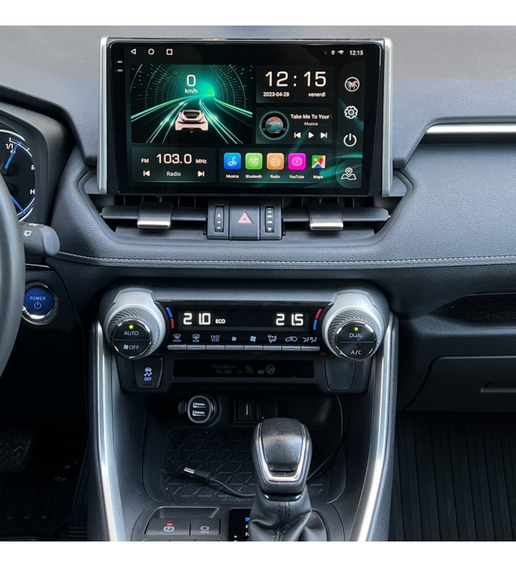 Autoradio Android Toyota RAV4 XA50 2019-2024 Apple CarPlay 12,3 pollici