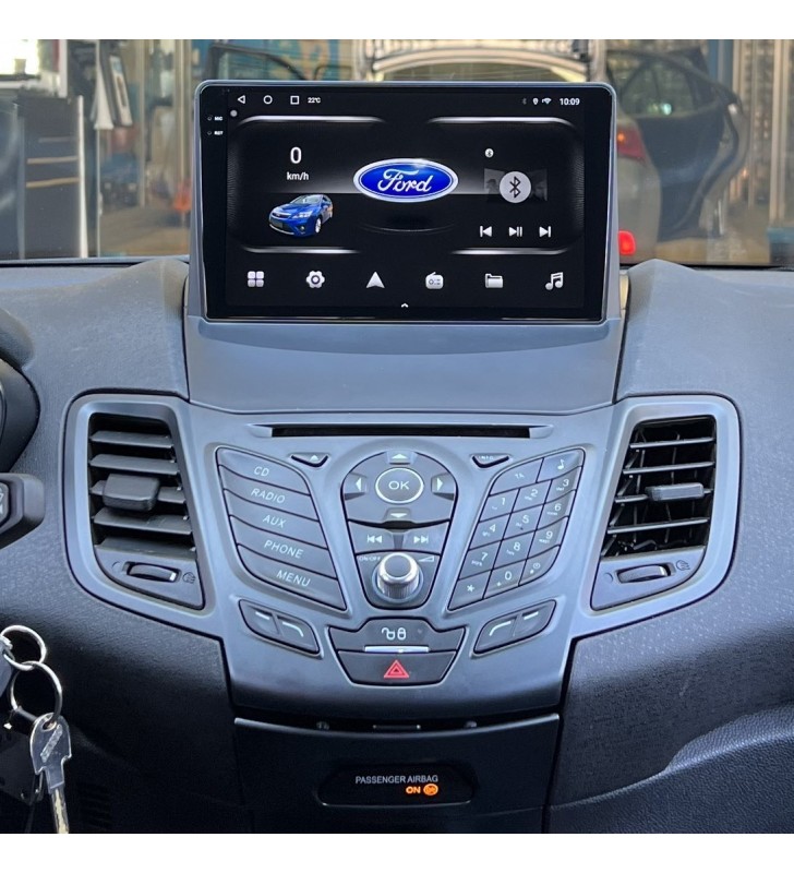 Autoradio Android Ford Fiesta 2008-2017 Apple CarPlay 9 pollici