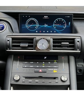Autoradio Android Lexus IS 300h 2013-2020 Apple CarPlay 10,25 pollici
