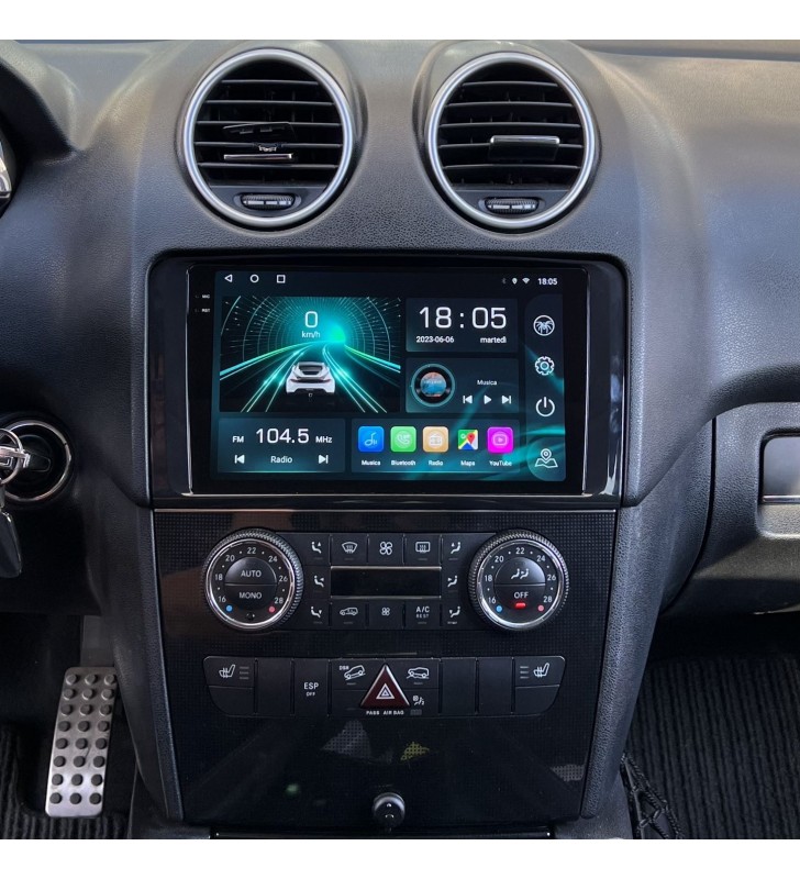Autoradio Android Mercedes ML W164 2005-2011 Apple CarPlay 10,1 pollici