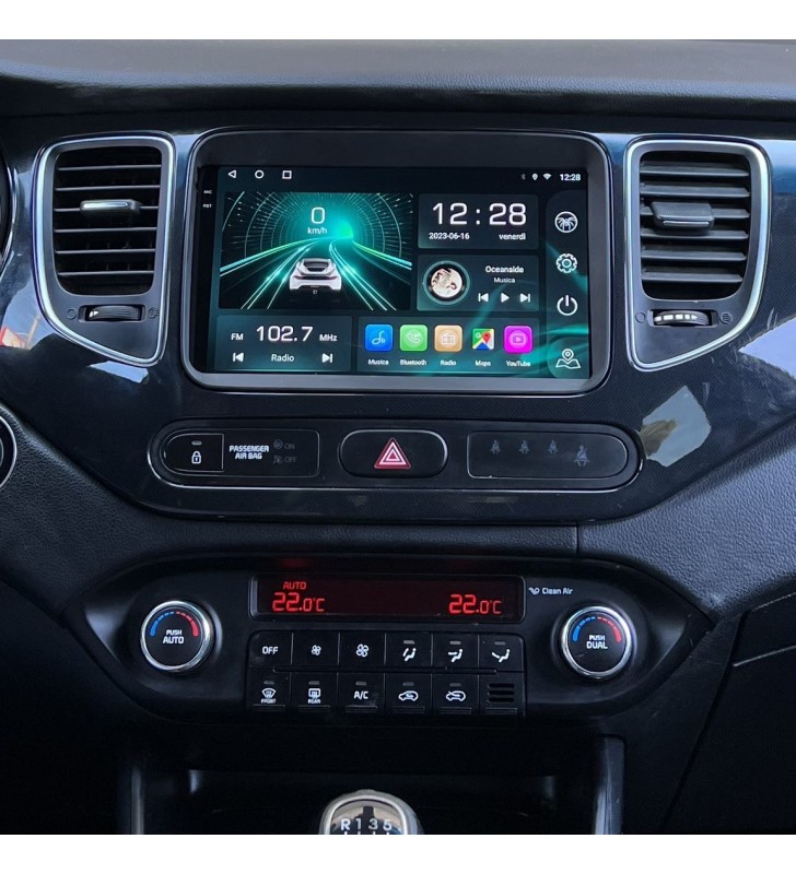 Autoradio Android Kia Carens 2013-2019 Apple CarPlay 10 pollici