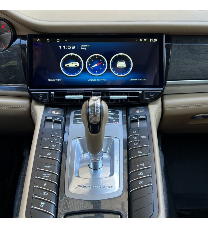 Autoradio Android Porsche Panamera 970 2009-2016 Apple CarPlay 12,5 pollici