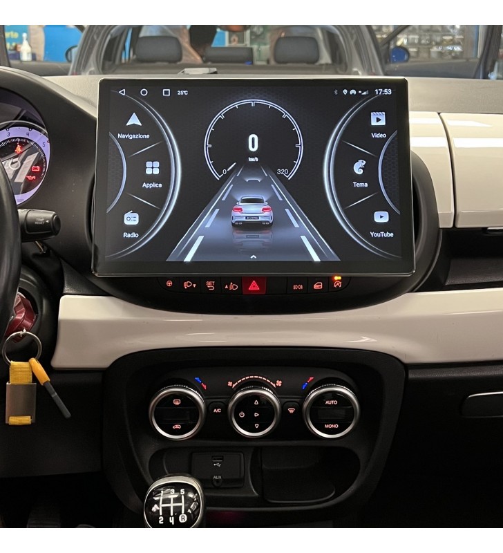 Autoradio Android Fiat 500L 2012-2017 Apple CarPlay 13,6 pollici