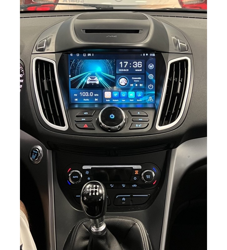 Autoradio Android Ford Kuga 2013-2019 Apple CarPlay 9 pollici