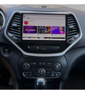 Autoradio Android Jeep Cherokee 2014-2018 Apple CarPlay 10 pollici