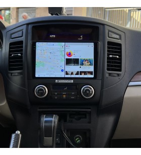 Autoradio Android Mitsubishi Pajero 2008-2011 Apple CarPlay 10 pollici