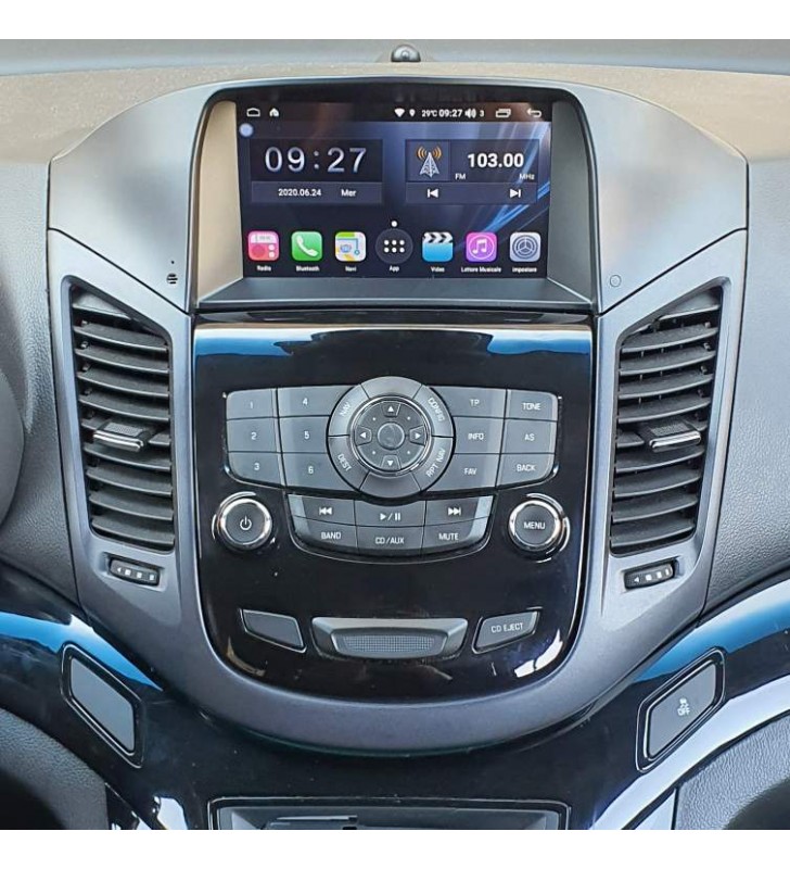 Autoradio Android Chevrolet Orlando 2010-2018 Apple CarPlay 7 pollici