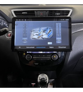 Autoradio Android Nissan Qashqai J11 2014-2021 Apple CarPlay 13,6 pollici