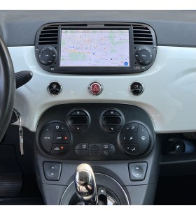 Autoradio Fiat 500 2007–2015 CarPlay 7″ QLED con manopole laterali