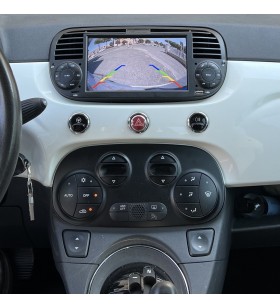 Autoradio Fiat 500 2007–2015 CarPlay 7″ QLED con manopole laterali