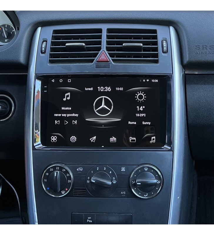 Autoradio Android Mercedes Classe A W169 2004-2012 Apple CarPlay 10,1 pollici