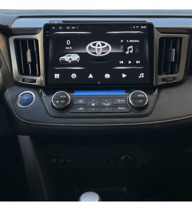 Autoradio Android Toyota RAV4 XA40 2013-2018 Apple CarPlay 10 pollici