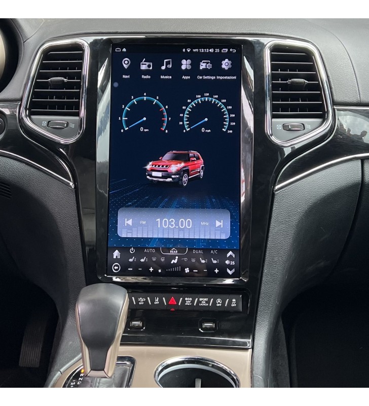 Autoradio Android Jeep Grand Cherokee 2014-2020 Apple CarPlay 13,6 pollici