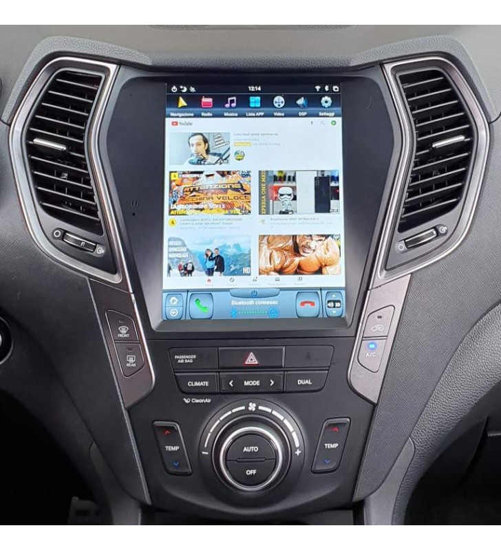 Autoradio Android Hyundai Santa Fe 2013-2018 Apple CarPlay 10,4 pollici