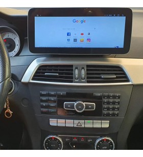 Autoradio Android Mercedes Classe C W204 2011-2014 Apple CarPlay 10,25 pollici