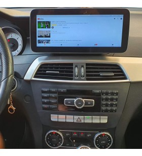 Autoradio Android Mercedes Classe C W204 2011-2014 Apple CarPlay 10,25 pollici